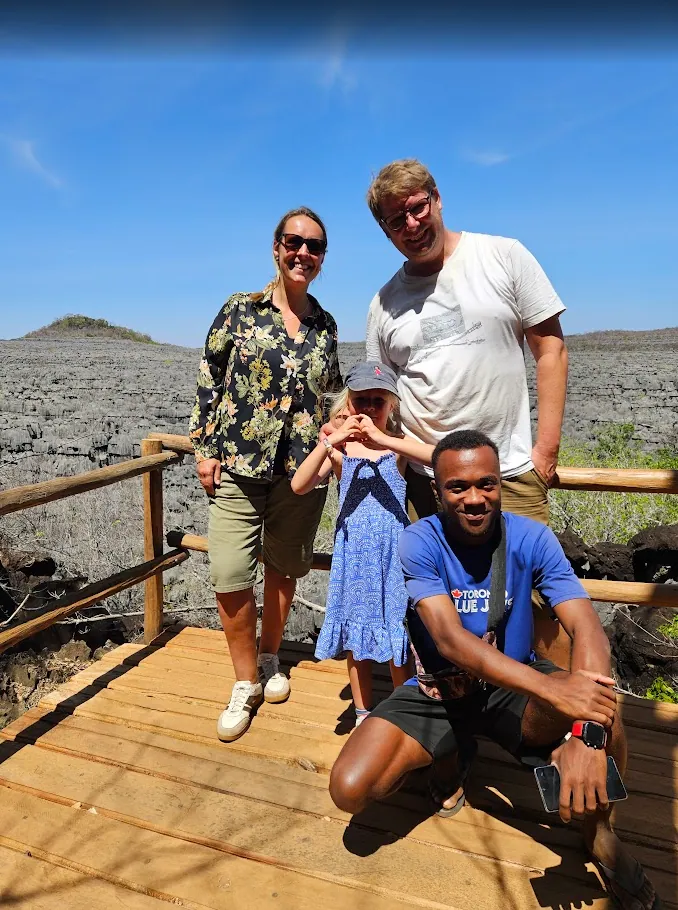 Mit Gästen am Tsingy Ankarana – Nord-Madagaskar